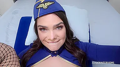 Ivy Ireland Interviews As Sexy Flight