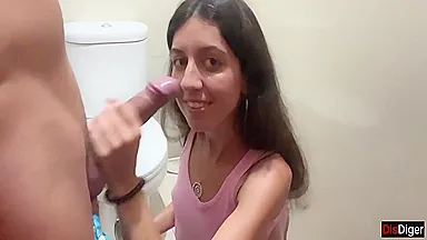 Katty West - Cumwalk In Public Supermarket - Facial Fetish Outdoor Blowjob