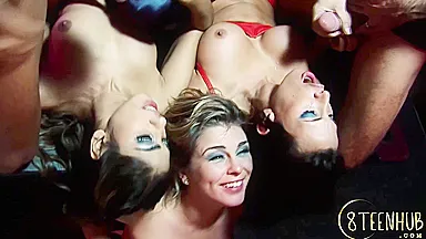 Late-night Pool Turns Into Cum-soaked Fuckfest