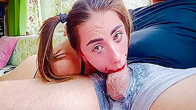Sloppy Throat Fuck Balls Deep