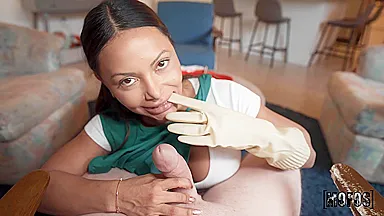 Brandy Salazars Cleaning Encounter Ignites Wild Heat