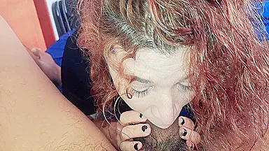 Good Wife Behaves Well By Sucking And Swallowing Semen