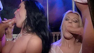Hot Foursome In The Disco With Titus Steel, Alisha Sweet And Maya Gold