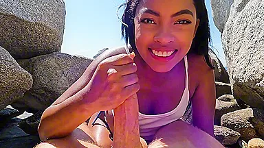 Sofi Vega Official - Cheating Slut Fucks A Stranger On The Beach While Searching For Her Husband