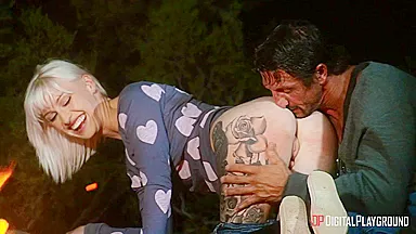 Tommy Gunns Outdoor Passion With Blonde Temptress