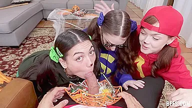 Horny Porn Video Gangbang Fantastic , Watch It - Bella Blu, Jade Valentine And Megan Mistakes