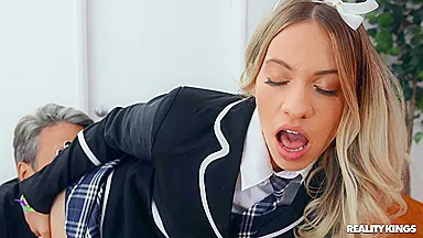 Wild School Affair With Blonde Passion - Steve Holmes