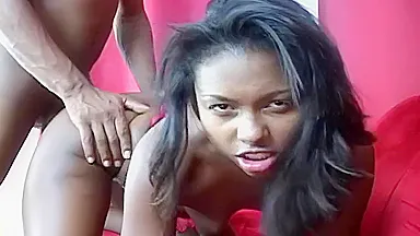 Ebony Skin Goes Up And Down On The Hard Black Shaft With Giselle Ryan