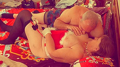 Granny Carmens Christmas Suck & Fuck Creampie 112824fap