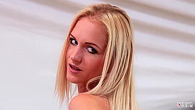 Rossella Visconti in Sexy European amateur with big natural tits gets fucked during photoshoot