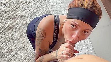 I Seduce My Coach And Suck His Cock And He Fills My Ass With Cum! Scavenger