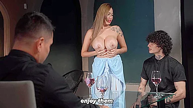 My Boss Ends Up Getting Me Into A Delicious Threesome With His Wife After Finishing A Work Meeting