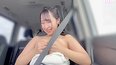 Natsuki Hoshino In Her Soft Curves Glisten Under The Open Sky As Their Bodies Move In A Silky Rhythm. - A