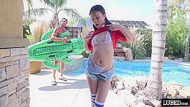 Lulu Chu In Asian Cunt Gets Some Sun And Cock