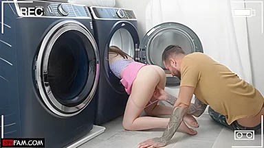 Tess Thompson - Stepdad Helps Himself To Stuck Stepdaughters Cunt