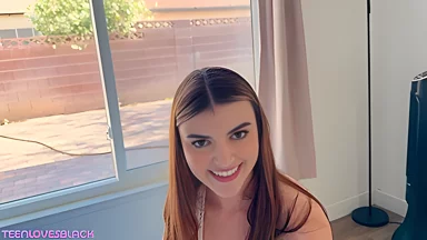 Cute Tries Bbc For The First Time - Teen Loves Black