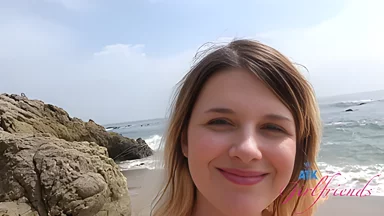 Dez Hansen - Romantic Trip To The Beach With And Fucking Her Tight Pussy Pov In The Car