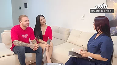 Silvana Lee - Puritan Couple In Therapy With Psychologist Ends Up In A Threesome With Brian