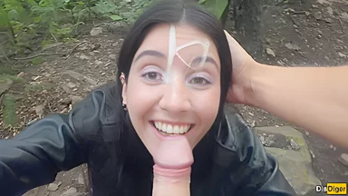 Katty West In If You Come Second To This Mountain - Youll Be Walking Around With Cum On Your Face In Front Of People! - Crazy Public Cumwalk