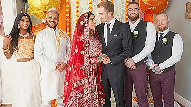 Wet Hot Indian Wedding With Xander Corvus, Yasmina Khan And Bilbo Shaggins