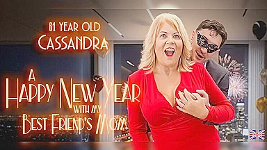 Eu) - Curvy 61 Year Old Milf Cassandra Is Spending New Years Night With Her Stepsons Horny Best Friend With Irish Bull And The Irish Bull