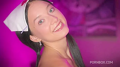 Evelina Dark - Sexy Nurse Gets A Hard Anal Fuck
