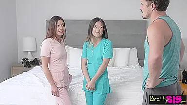Louise Louellen, Bratty Sis And Lulu Chu In Perfect And Missionary Porn