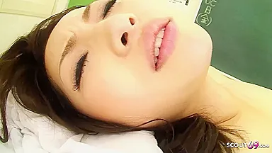 Boy Caught Jerk By Japanese Mature Teacher And Get His Firs