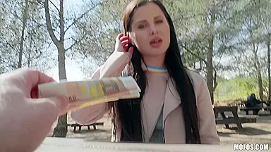 Tristan Seagal In Darkhaired Babe Babes Public Copul