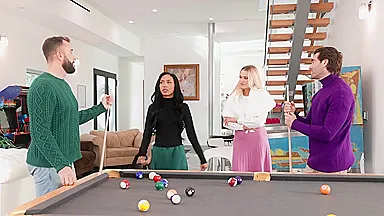 Two Passionate Couples Had A Great Threesome Together With Bianca Bangs, Will Pounder And Chloe Rose