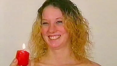 Blonde Babe Loves It When Her Master Pours Hot Wax All Over Her Sexy Body