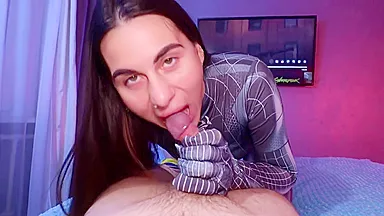 Spider Man - Enni Roud Girl Enni Road Appeared In My Room For Me To Fuck Her