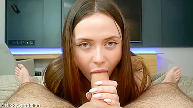 Sonyaxmark - A Busty Girl Very Insatically Sucks A Big Dick And Fucks Hot With Cum In Tight Pussy