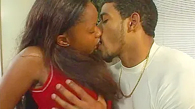 Stud Creams A Hot Cock Sucking Ebony Babe After Fucking Her Wet Cunt