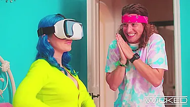 Tries Vr & Gets Had Sex On All Fours For - Jewelz Blu