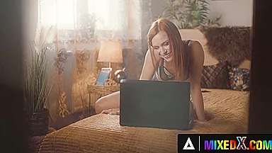 Hot Stepsisters Fuck Each Other On Their Last Day
