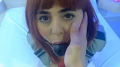 Uraraka Ochako Tied Up Gagged Spanked And Fucked