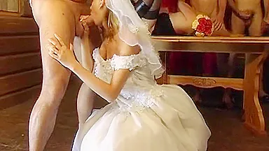 Gangbang With Big Busty Bride - Dries Breyne, Markus Waxenegger And Anastasia Devine