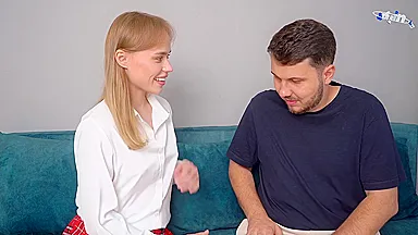 A Asked Her Teacher To Teach Her How To Give A Deep Blow Job - Mari Moore