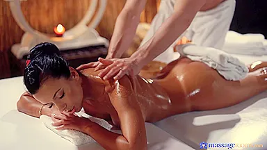 Raunchy Tight Slick Tanned Body Pounded Hard