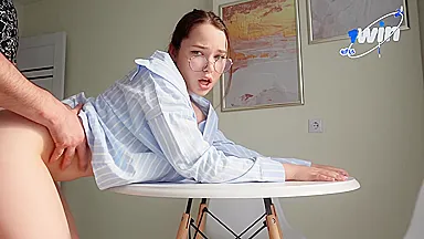 Valeria Sladkih In Shy, Shy Teacher Offered To Fuck For Credit