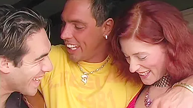 Red Loves Feeling A Hard Cock In Her Pussy And Ass
