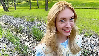 Helped A Cute Stranger On The Street And Fucked Her On The Same Day - Loly Nebel