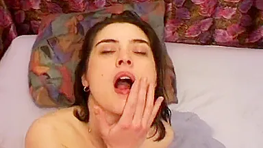 Perfect French Babe Eats Cum After Anal Fuck
