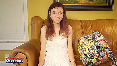 Katie Walls Gags & Stares At The Camera While Eating Cock!