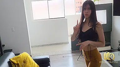 Amateur Couple Is Recorded By A Camera While They Undress And Have Hot Sex In Their Living Room