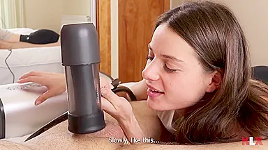 Lovers X - Milking Him Wild Testing Our New Toy! - Autoblow Vacuglide - Klx