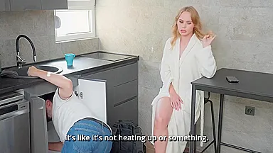 Mari Moore - The Plumber Doesnt Get My Hints But, I Want That Big Cock In My Tight Pussy