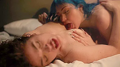 Rampant Sex In Blue Haired Girl And Roommate End Up Having After Possession By Alien Creature