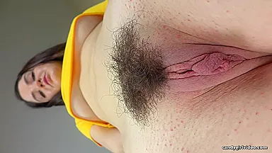 Lewd Teen Shows Us Her Pussy